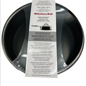 NWT KitchenAid 3 Quart Non-Stick Pot with Top